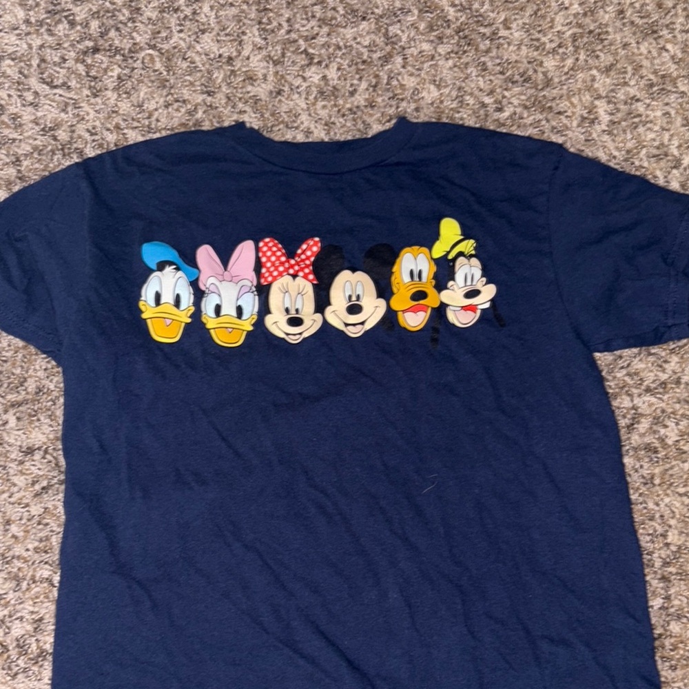 Disney Character Navy Blue Kids Tee